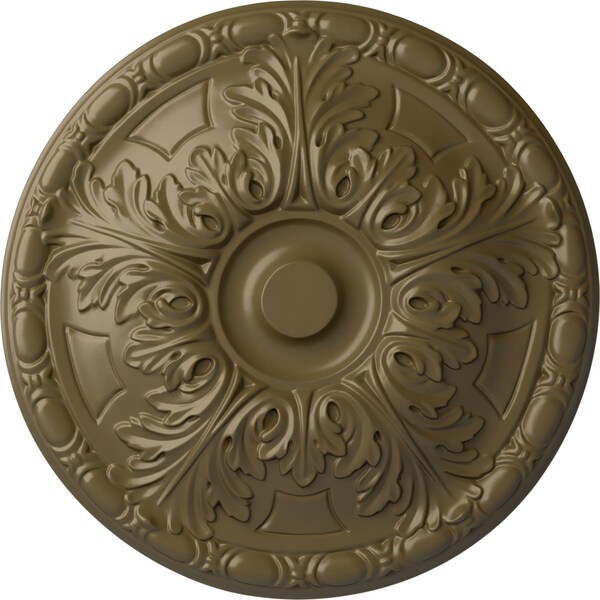 Ekena Millwork Granada Ceiling Medallion (Fits Canopies up to 4 1/4"), 15 3/4"OD x 5/8"P, Mississippi Mud CM16GAMMF - main